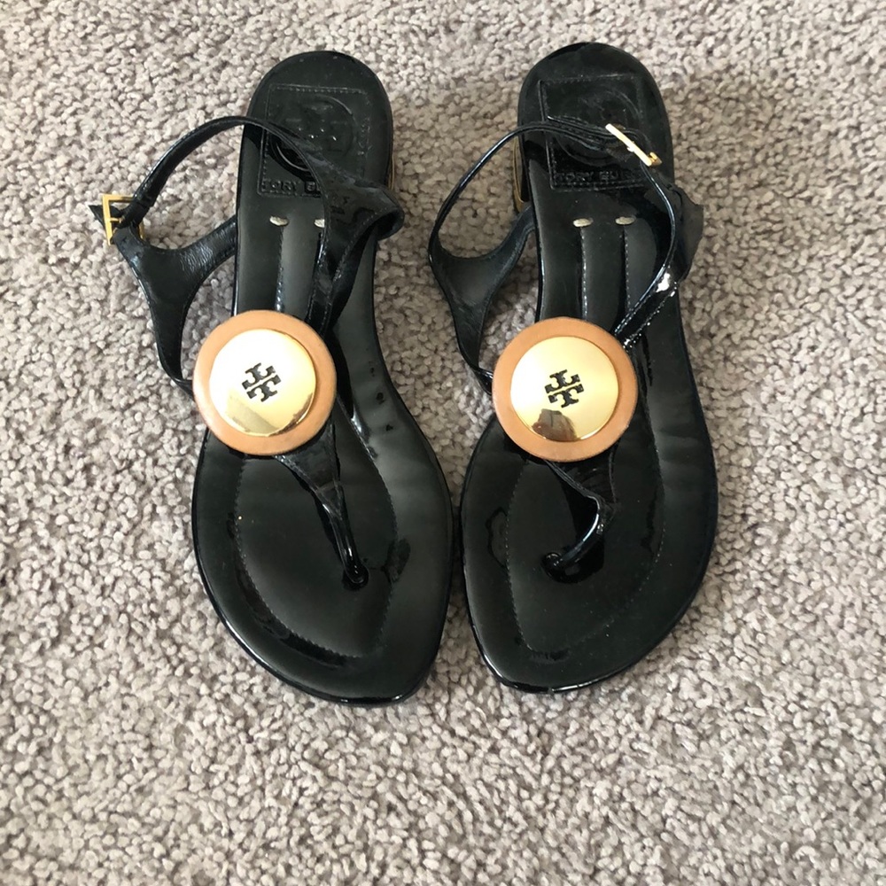 Black Tory Burch sandals